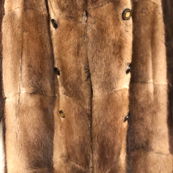 Mink Fur Long Coat - Picture 11 of 11